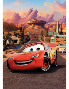 Papel de azúcar Cars rectangular