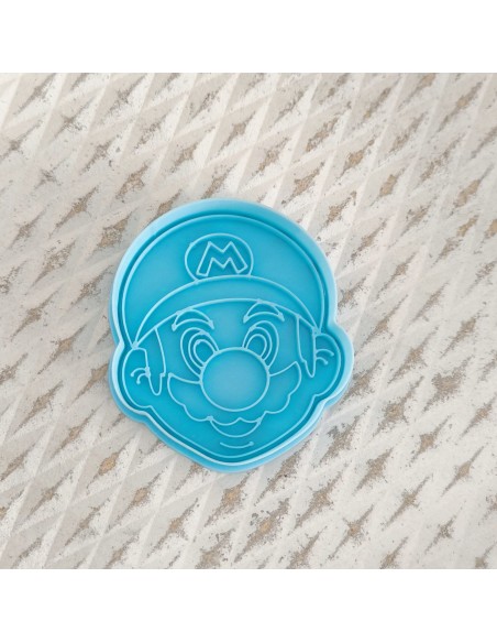 Cortador + marcador Cabeza Super Mario