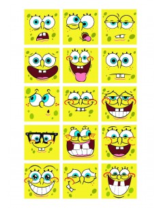 Papel de azúcar Bob Esponja