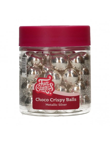 Bolas crujientes de chocolate Plata
