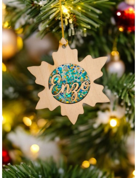 Copo Navidad personalizado con confeti