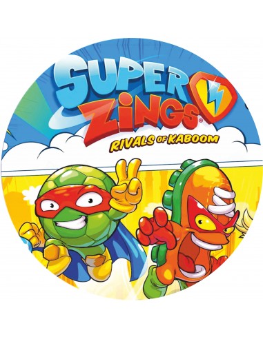 Papel de azúcar de Superzings para tarta