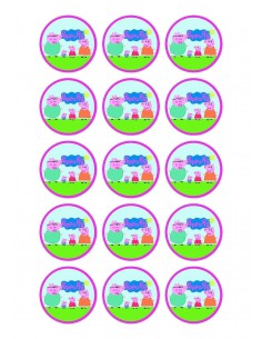 Papel de azúcar peppa pig