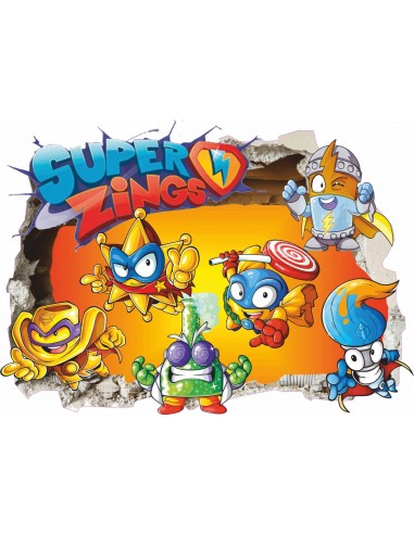 Papel de azúcar rectangular Superzings tarta
