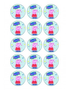 Papel de azúcar peppa pig