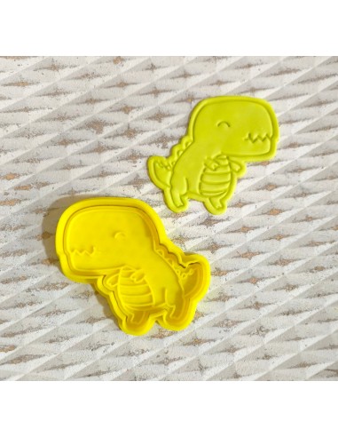 Cortador + marcador T-rex infantil