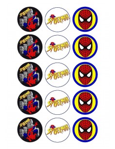 Papel de azúcar spiderman