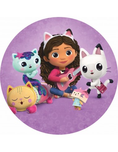 Papel de azúcar Gabby y la casa de muñecas