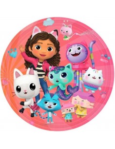 Papel de azúcar Gabby y la casa de muñecas para tartas