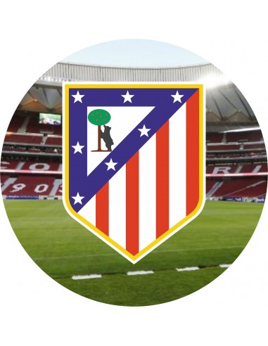 Papel de Azúcar Estadio y Escudo Atlético de Madrid