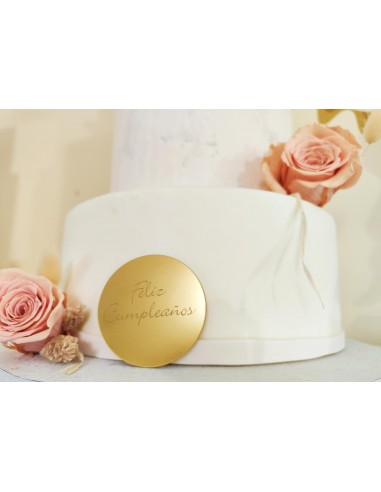 Moneda Feliz Cumpleaños para tartas