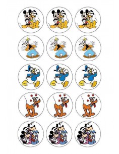 Papel de azúcar personajes disney