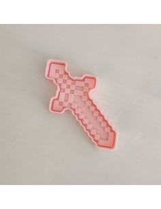 Cortador + marcador Espada Minecraft
