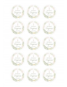 Papel Comestible Bautizo personalizado