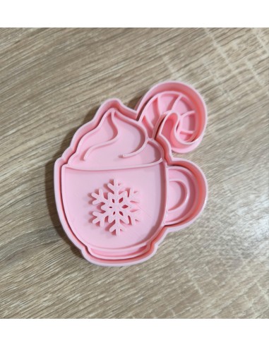 Cortador + marcador Taza Navideña