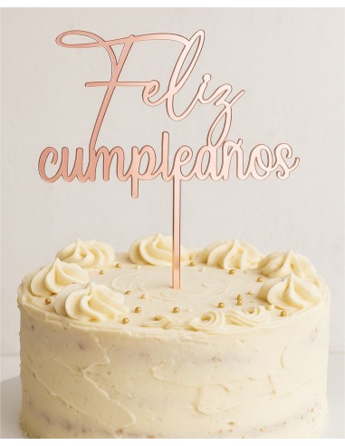 Topper para tarta Feliz Cumpleaños Topper para tarta Feliz Cumpleaños