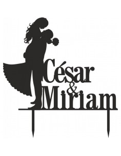 Topper para tarta de boda 2