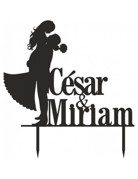 Topper para tarta de boda