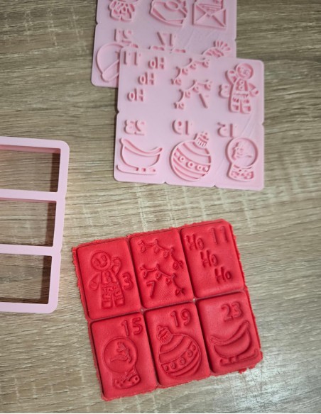 Set Multicortador y Marcadores Calendario de Adviento