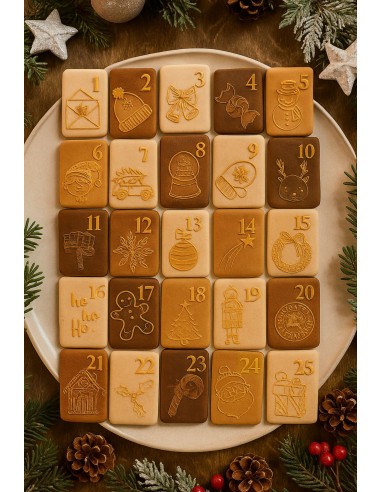 Set Calendario de Adviento para galletas