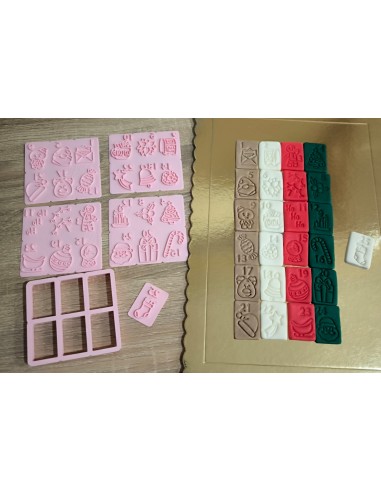 Set Multicortador y Marcadores Calendario de Adviento