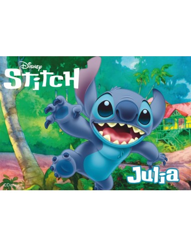Papel de azúcar Stitch personalizado