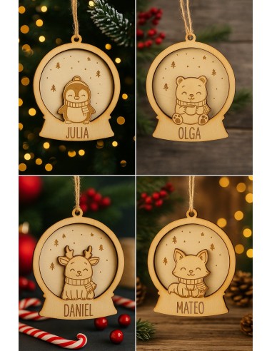 Adorno para el árbol Animales Navideños