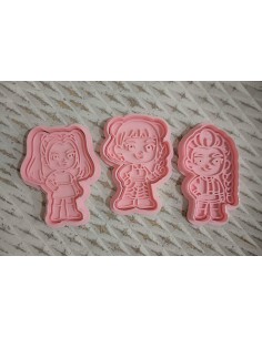 Set 3 Cortadores Guerreras K-Pop (Demon Hunters)