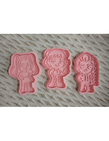 Set 3 Cortadores Guerreras K-Pop (Demon Hunters)