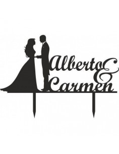 Topper para tarta de boda 2
