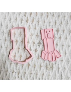 Cortador + marcador Creeper Minecraft 2