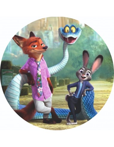 Papel de Azúcar Zootropolis 20cm