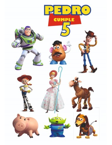 Papel Comestible Figuras Toy Story