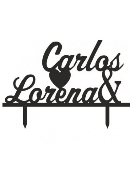 Topper para tarta de boda