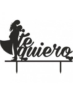 Topper para tarta Te quiero 2