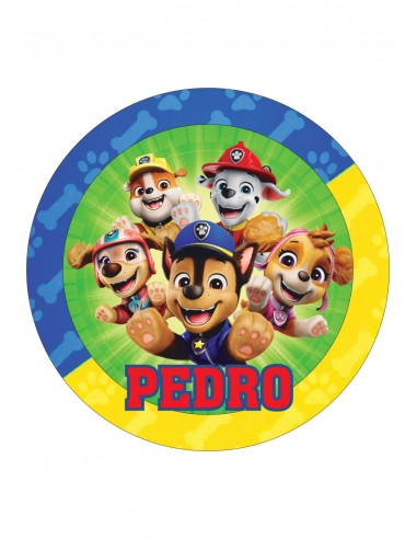 Papel Comestible Patrulla Canina Personalizado 20 cm