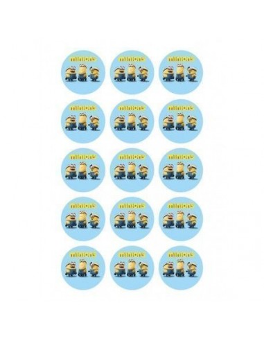 Papel de azúcar Minions para galletas