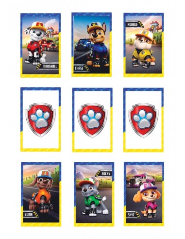 Papel Comestible Patrulla Canina para Galletas 7,5 x 5cm