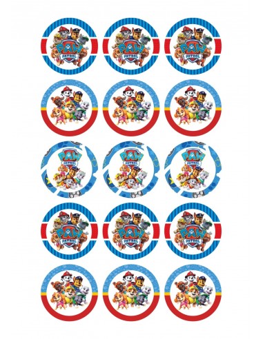 Papel Comestible Patrulla Canina para Galletas