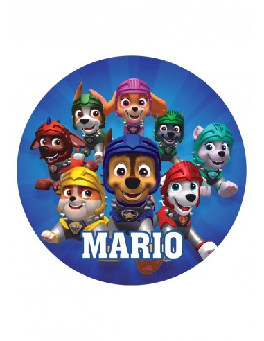 Comestible Patrulla Canina Rescue Knights Personalizado