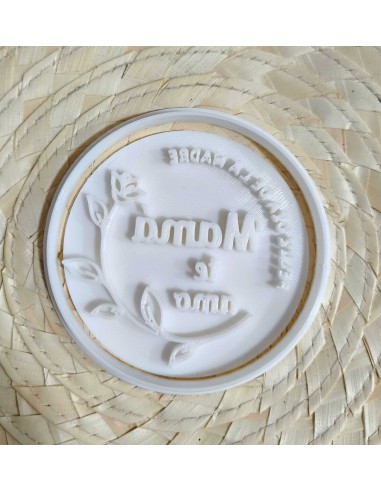 Cortador Mamá Te Amo con Marcador para Galletas