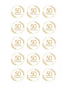 Papel Comestible 50 Aniversario