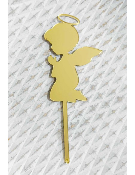 Topper Ángel acrílico para tartas