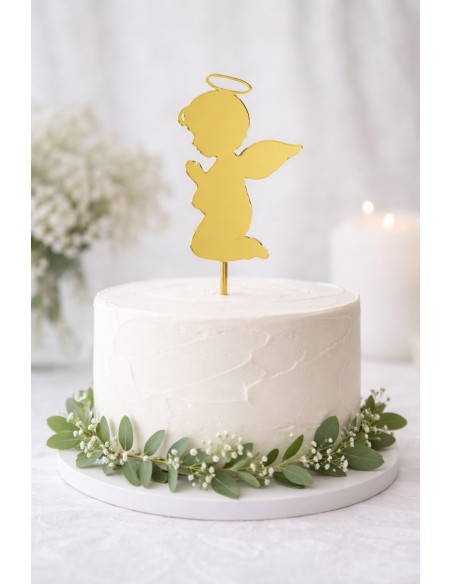 Topper Ángel acrílico para tartas