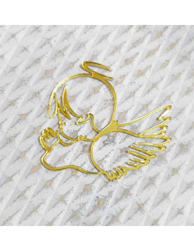 Ángel acrílico frontal para tartas