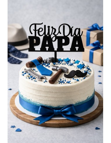 Topper para tarta Feliz Día Papá
