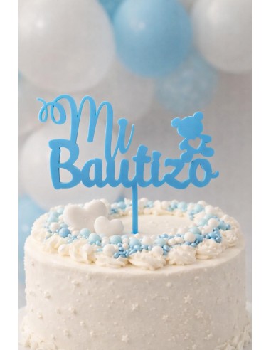 Topper para tarta Mi Bautizo