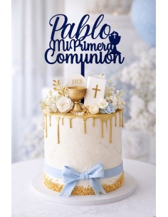Topper Comunión con nombre