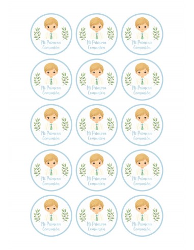 Papel Comestible Niño de Comunión...