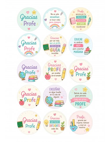 Papel Comestible para Profesores Infantil